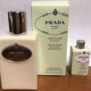 Prada Milano hydrating body lotion and toilette